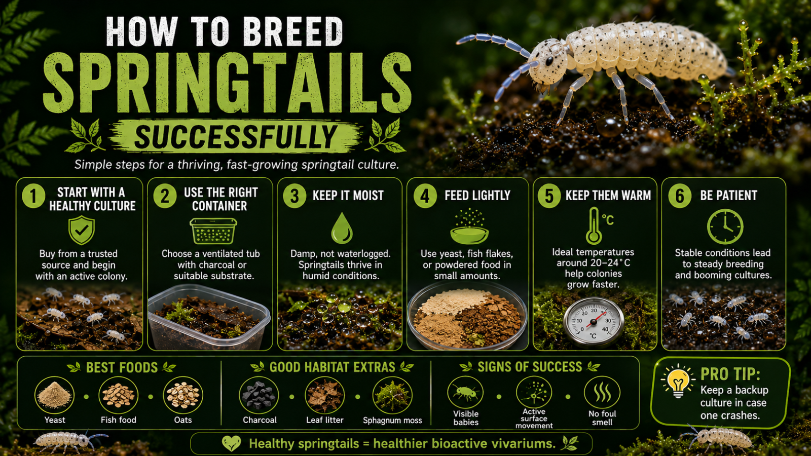 How To Breed Springtails Successfully