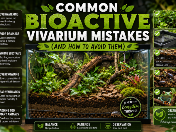 Common Bioactive Vivarium Mistakes
