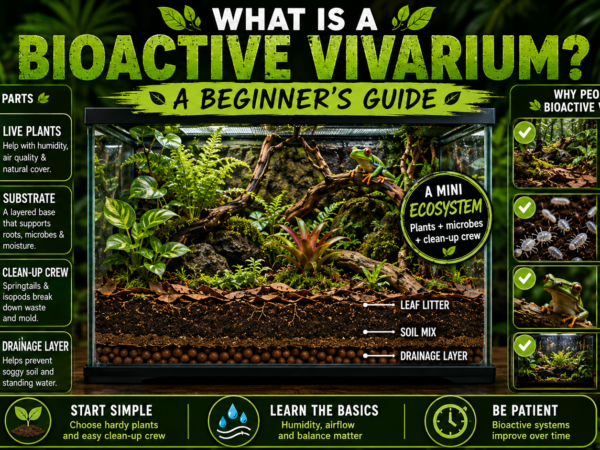 What Is A Bioactive Vivarium? Beginner's Guide